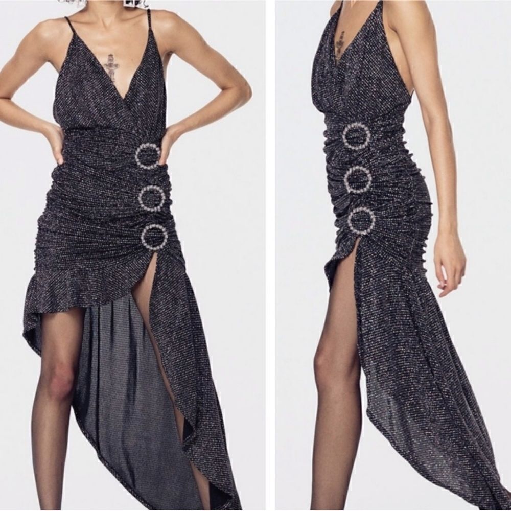 For Love & Lemons X Revolve Margaux Glitter Maxi Dress